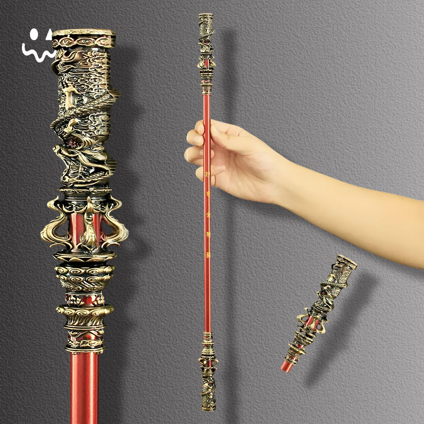 35CM/13.7" Black Myth: Wukong Golden Cudgel Metal Replica Gift Box