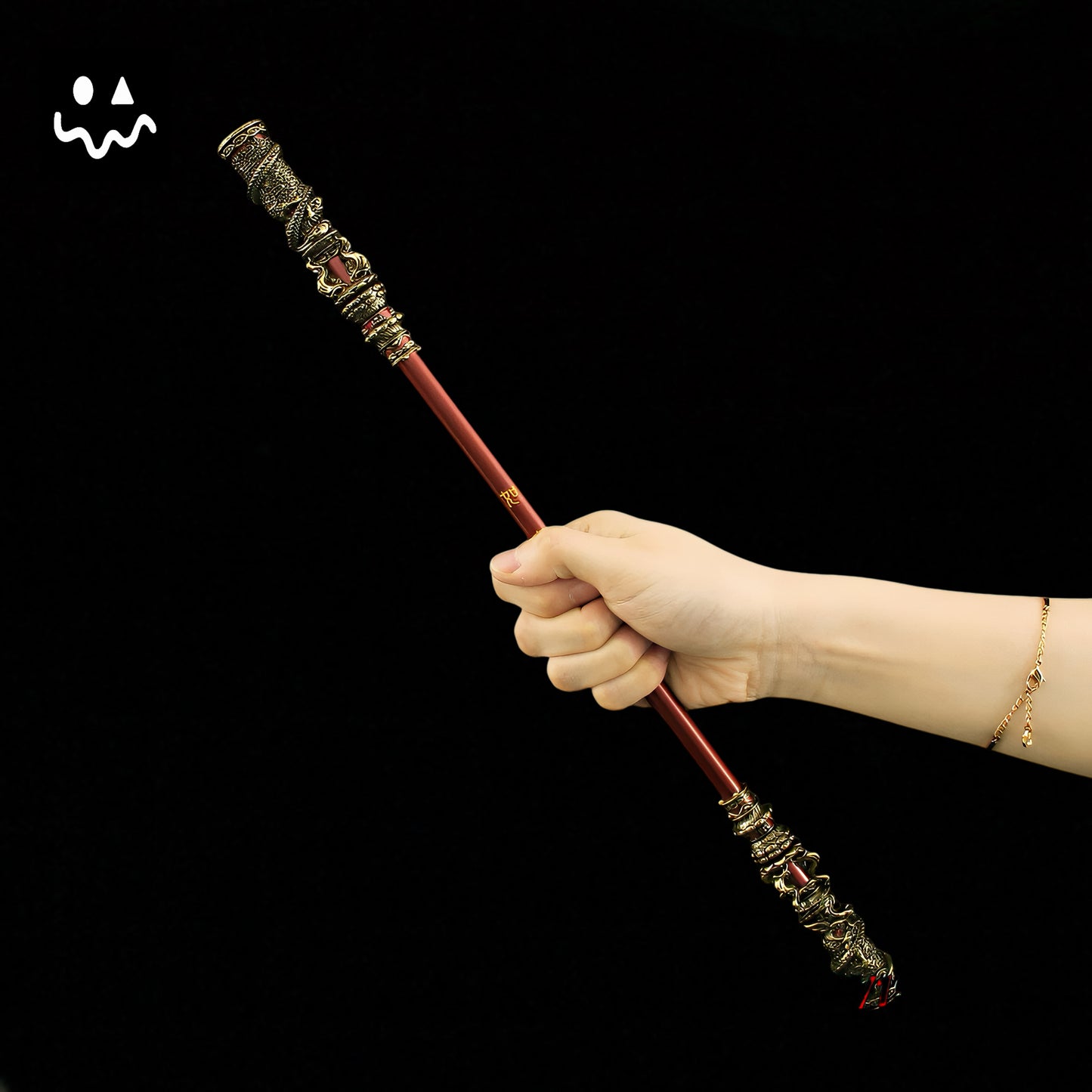 40CM/15.7'' Black Myth Wukong Metal Wukong Ruyi Jingu Bang Replica