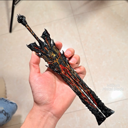XiaoYan Mysterious Heavy Black Ruler Metal Replica