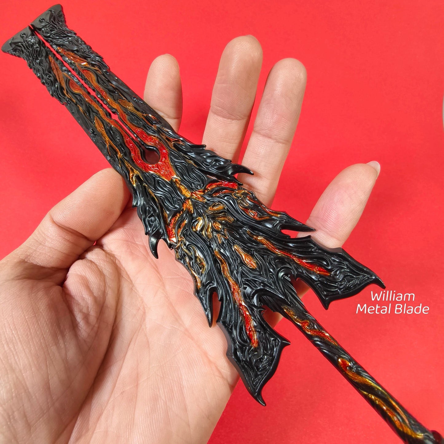 XiaoYan Mysterious Heavy Black Ruler Metal Replica