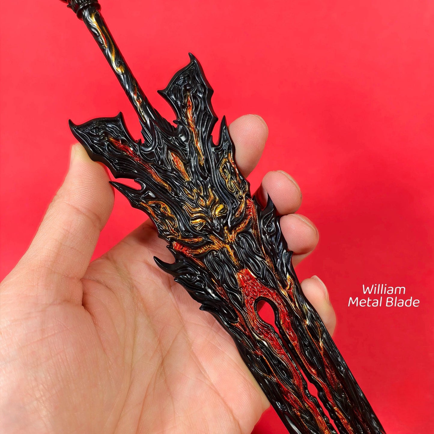XiaoYan Mysterious Heavy Black Ruler Metal Replica