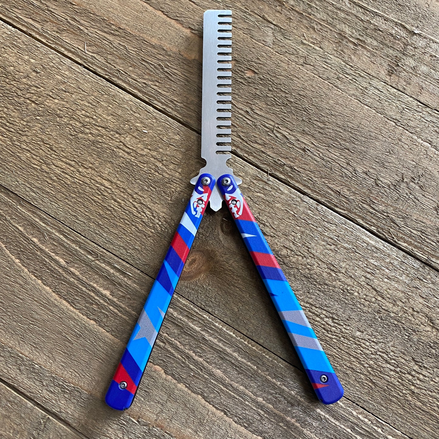 Metal Yoru Comb Balisong Butterfly Trainer Replica