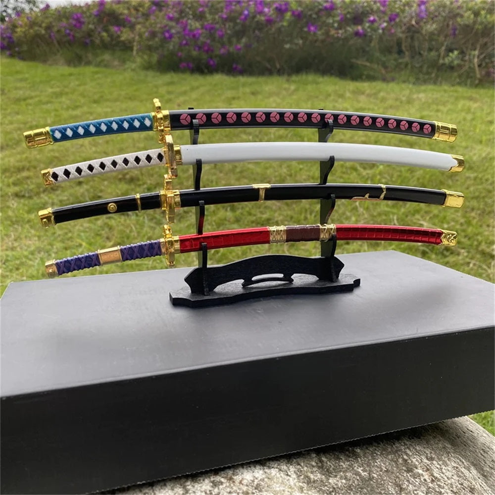 Roronoa Zoro Swords Small Alloy Katana Replica Gift Box – WilliamMetalBlade