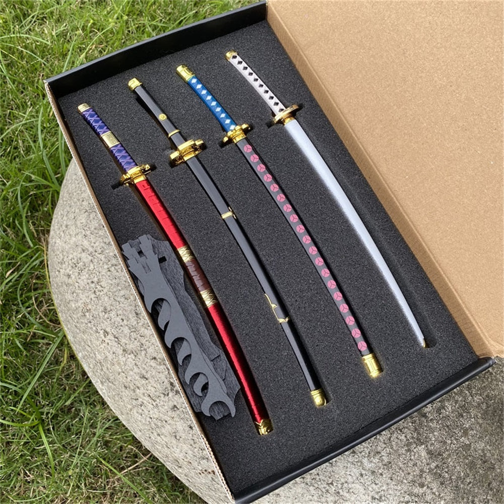 Roronoa Zoro Swords Small Alloy Katana Replica Gift Box