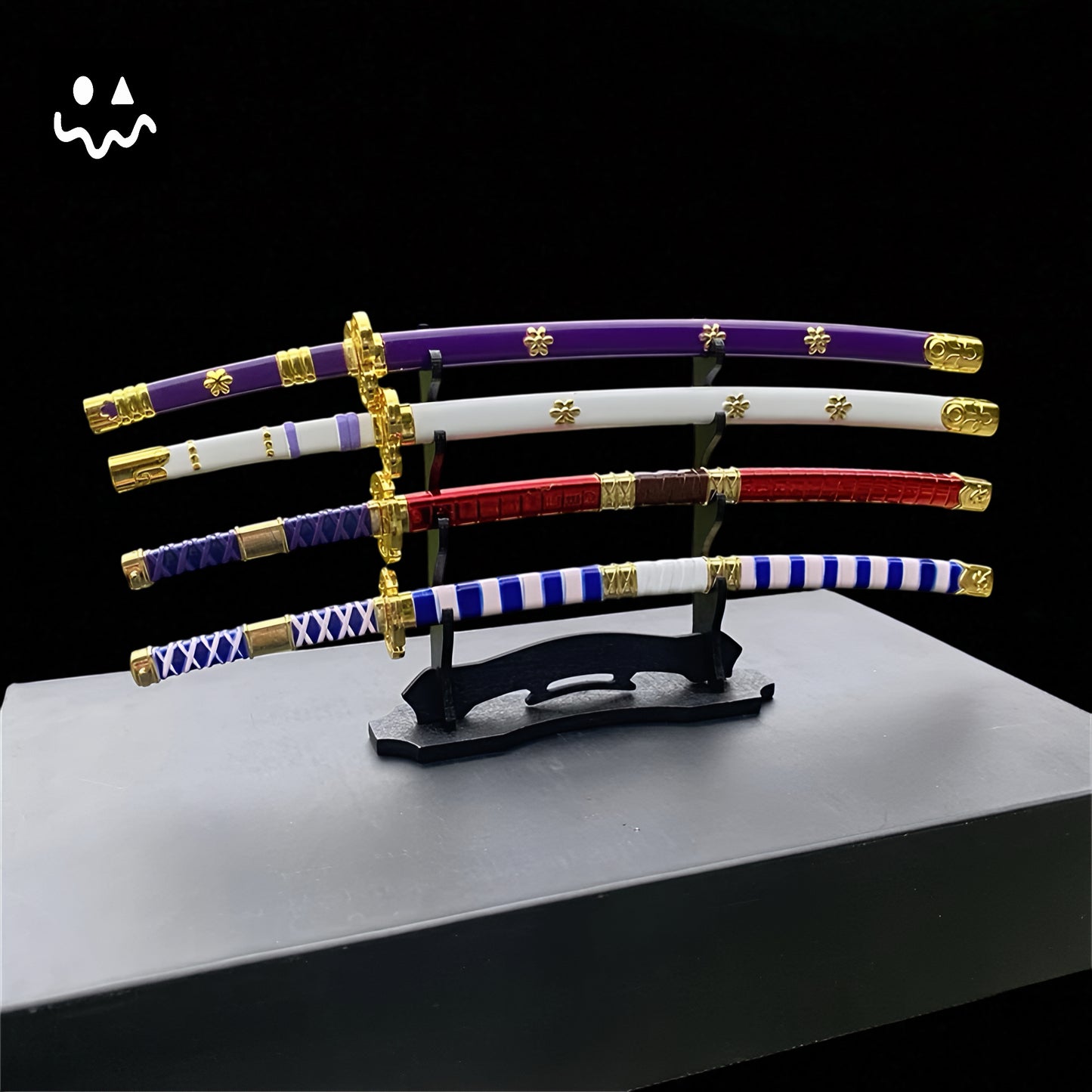 Roronoa Zoro Swords Small Alloy Katana Replica Gift Box