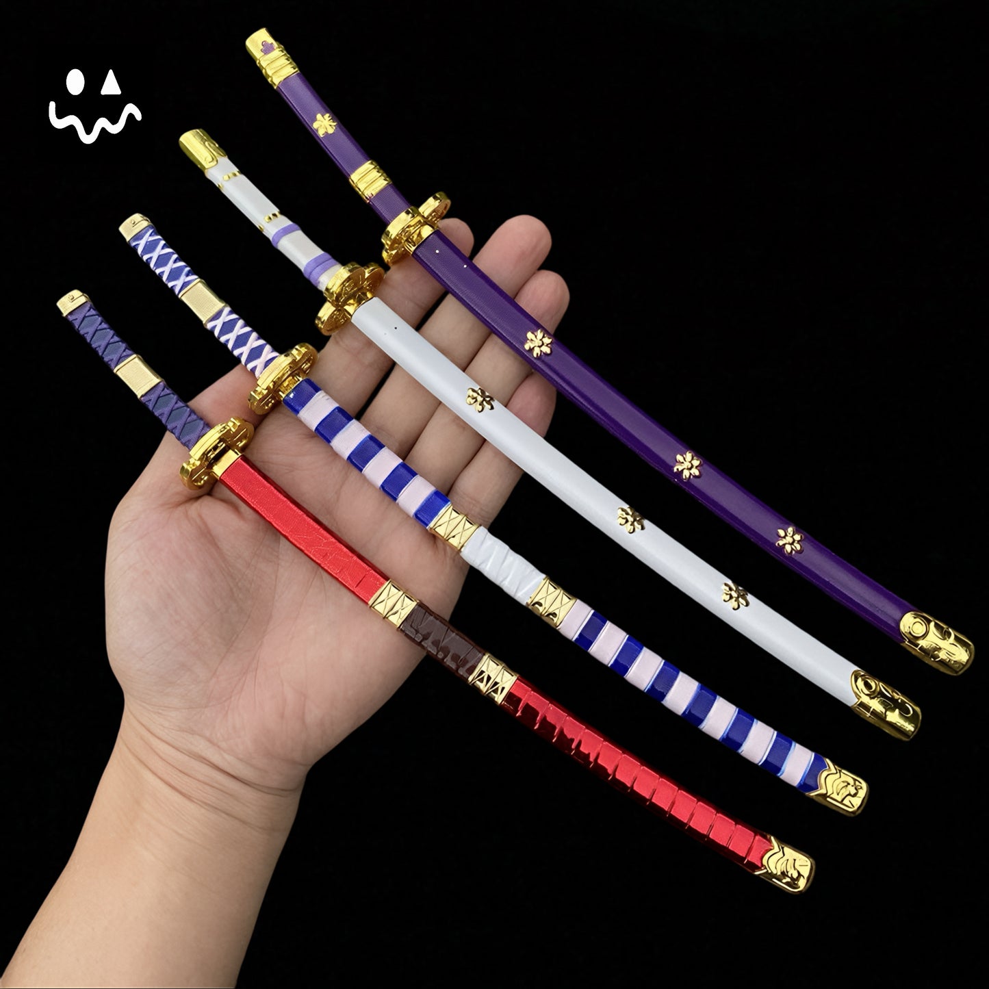 Roronoa Zoro Swords Small Alloy Katana Replica Gift Box