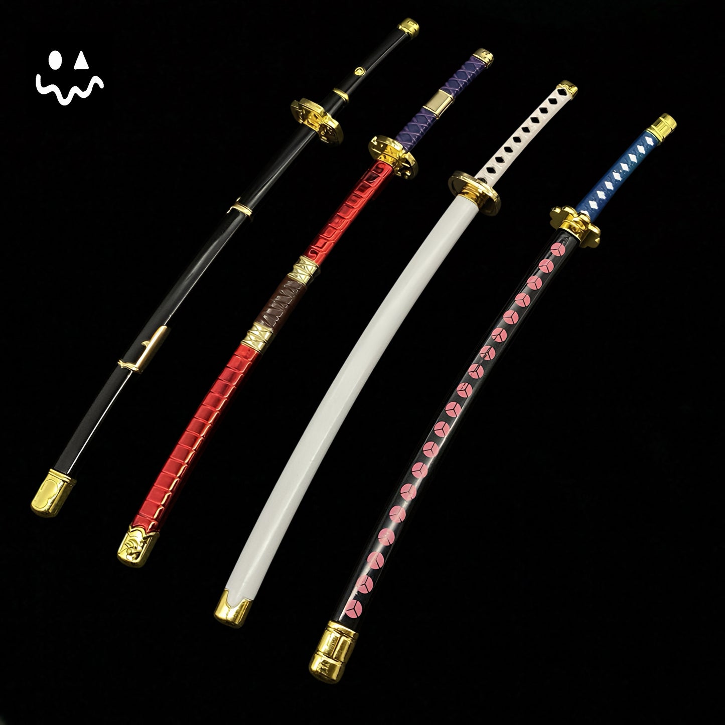 Roronoa Zoro Swords Small Alloy Katana Replica Gift Box