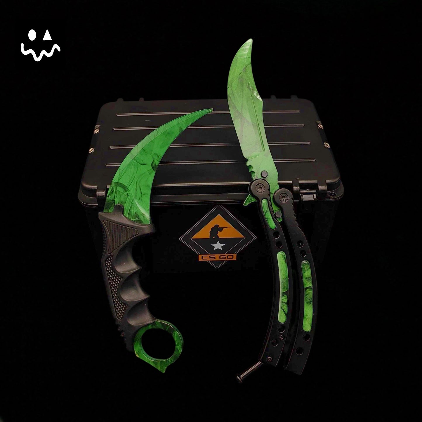 CS Balisong & Karambit Replica Yellow Gift Box