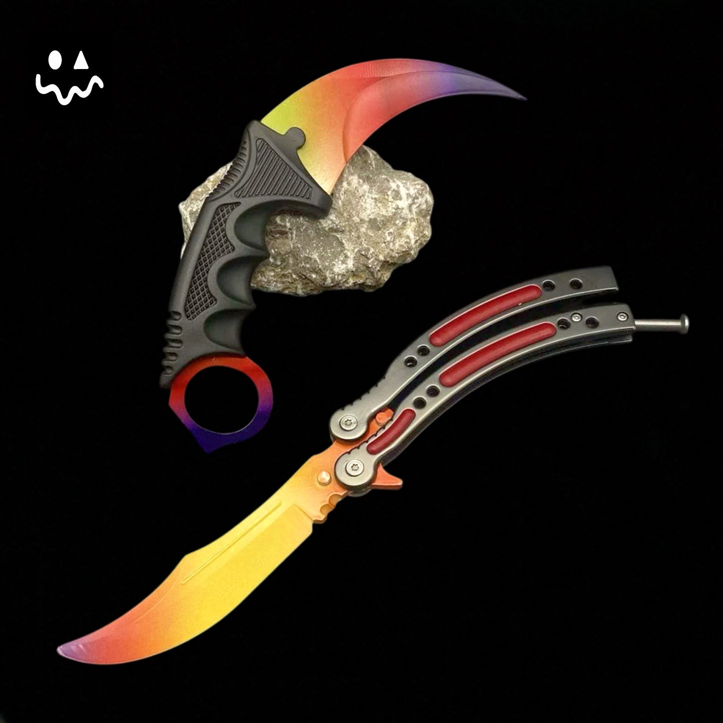 CS Balisong & Karambit Replica Yellow Gift Box