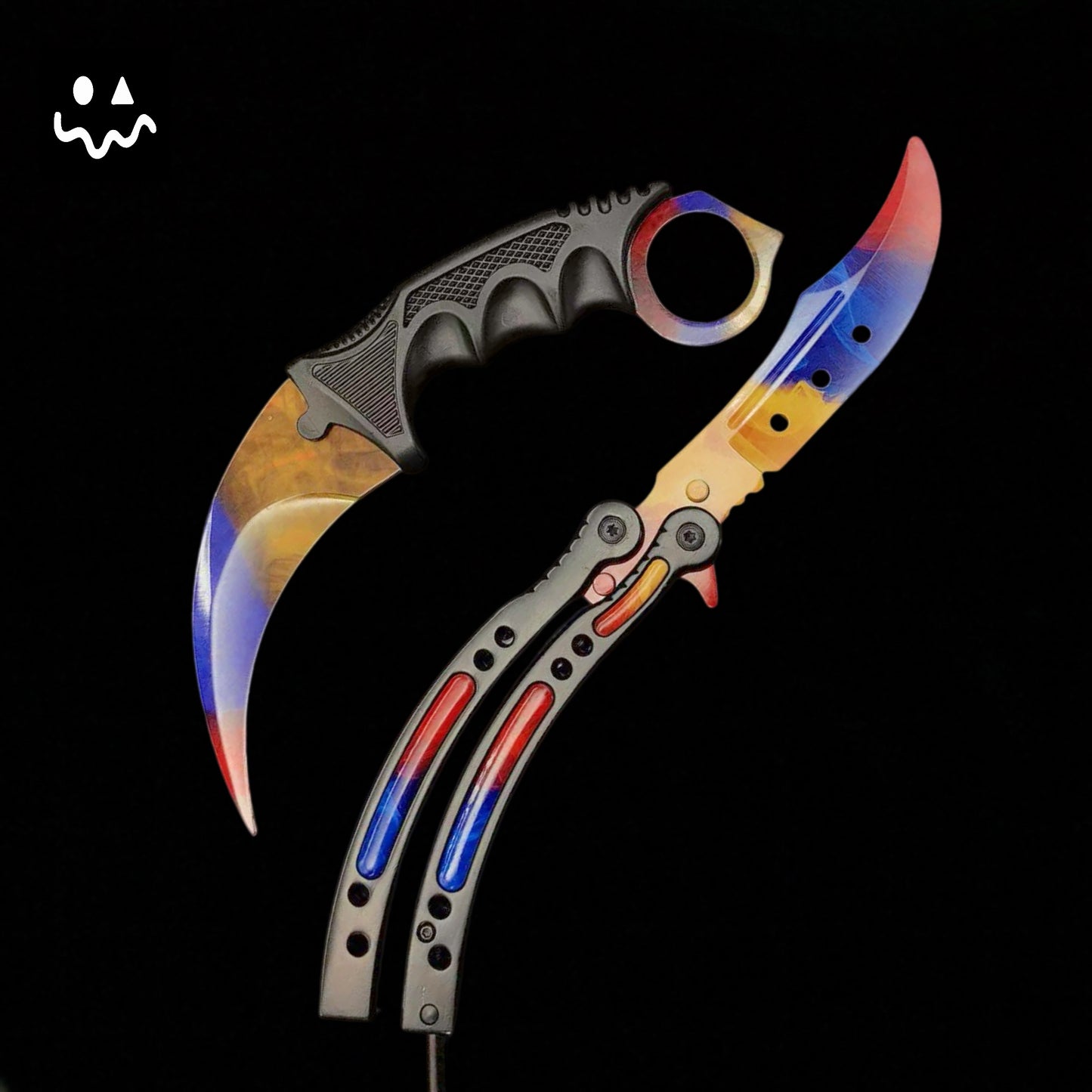 CS Balisong & Karambit Replica Yellow Gift Box