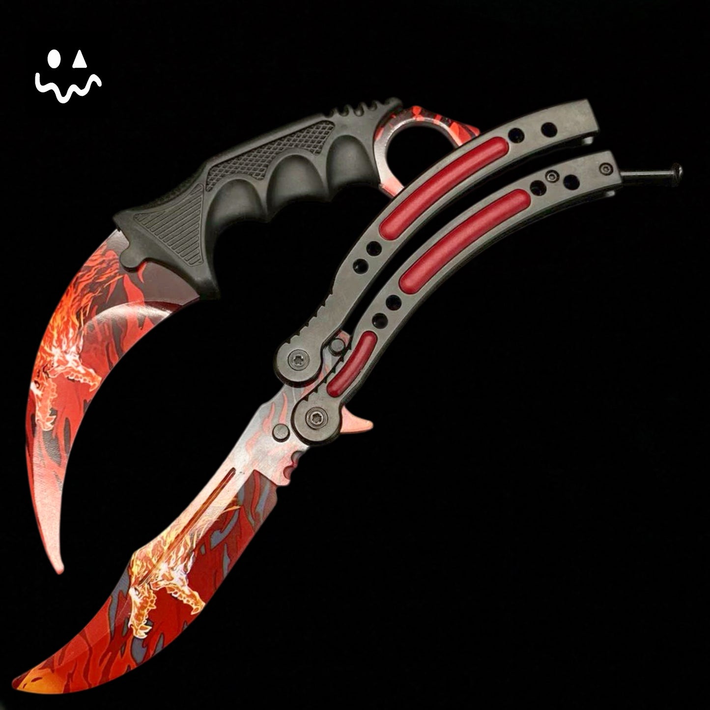 CS Balisong & Karambit Replica Yellow Gift Box