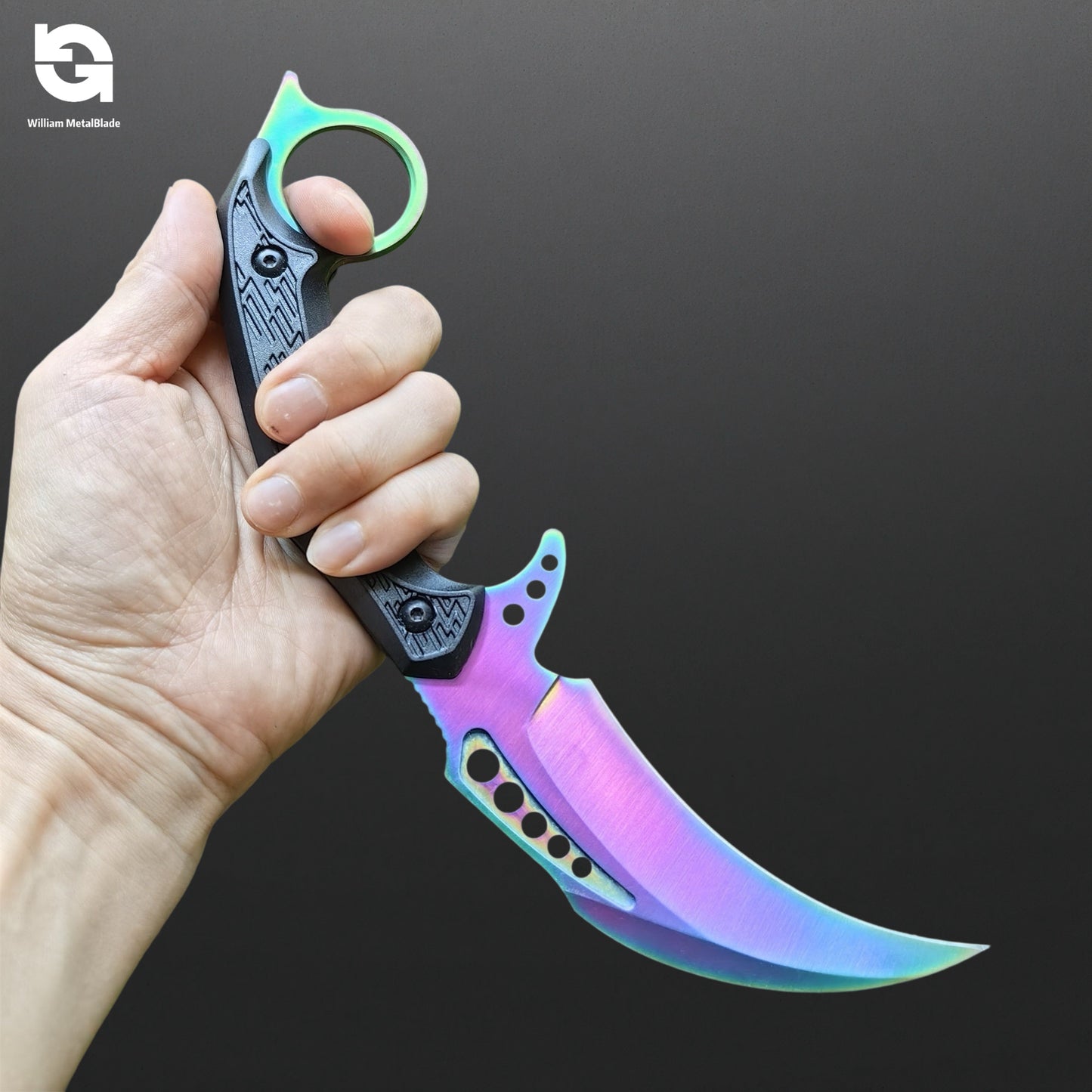 Steel Tactical Talon Knife Sharp Karambit Trainer