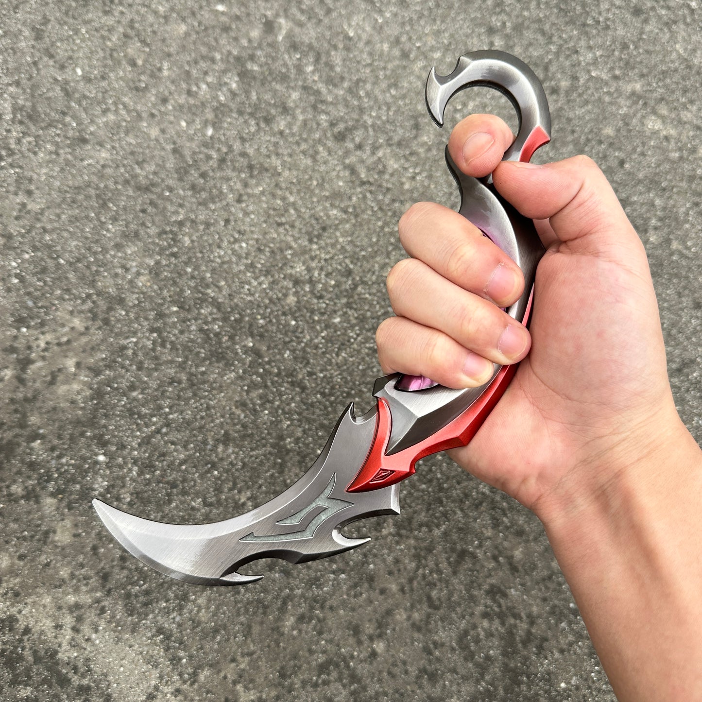 Reaver Karambit Metal Blunt Blade Trainer Cosplay Prop Game Replica