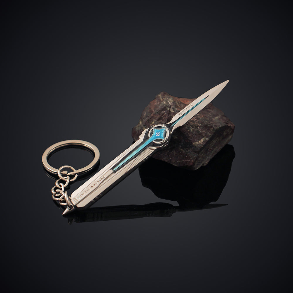 Mini DF Polaris Knife Keychain Metal Game Prop