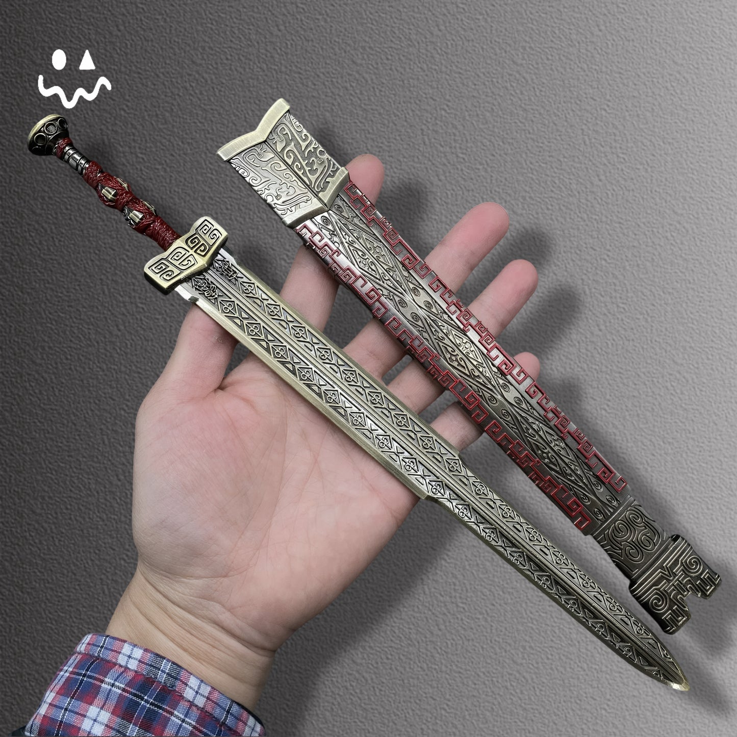 Naraka: Bladepoint Game Peripherals Ding Qin Sword Metal Craft Weapon