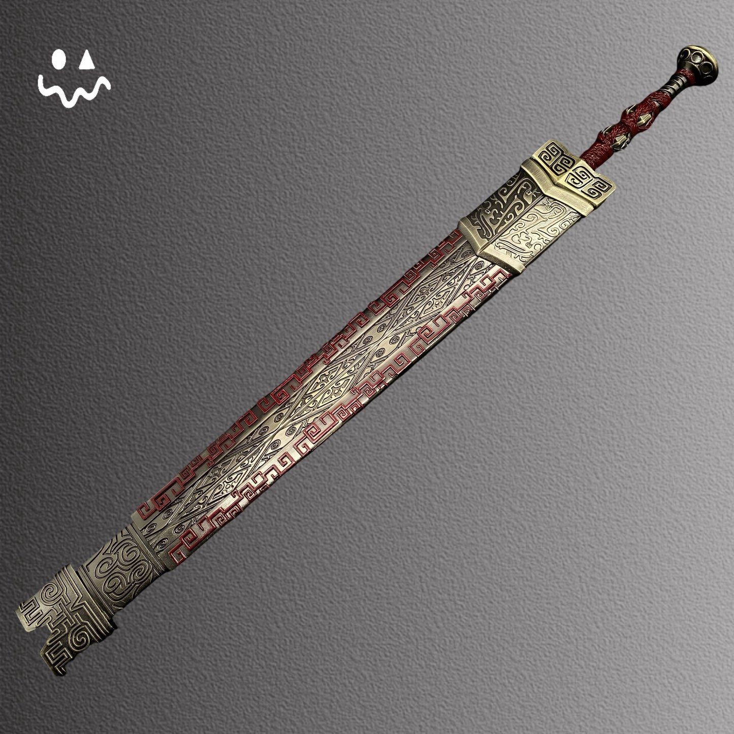 Naraka: Bladepoint Game Peripherals Ding Qin Sword Metal Craft Weapon