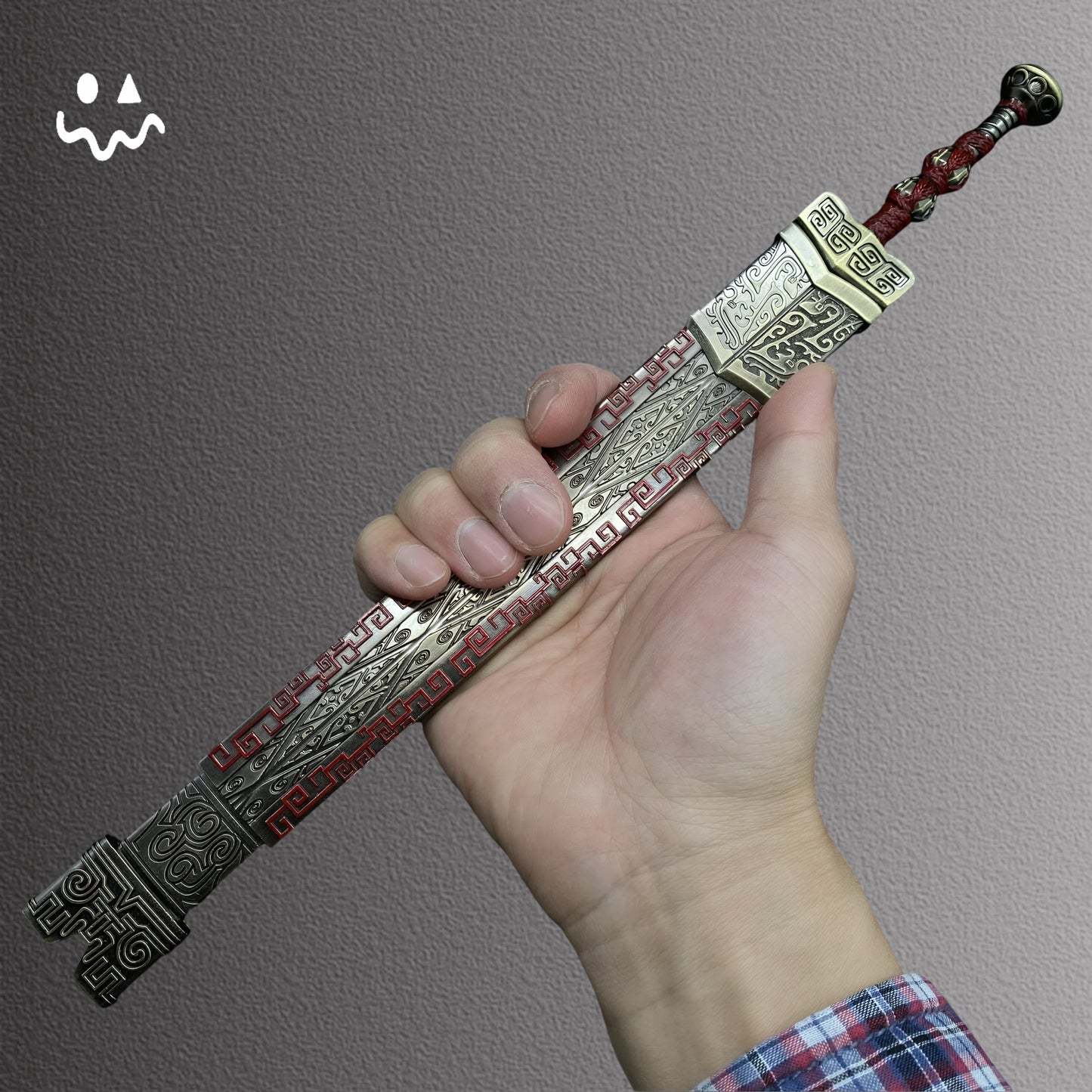 Naraka: Bladepoint Game Peripherals Ding Qin Sword Metal Craft Weapon