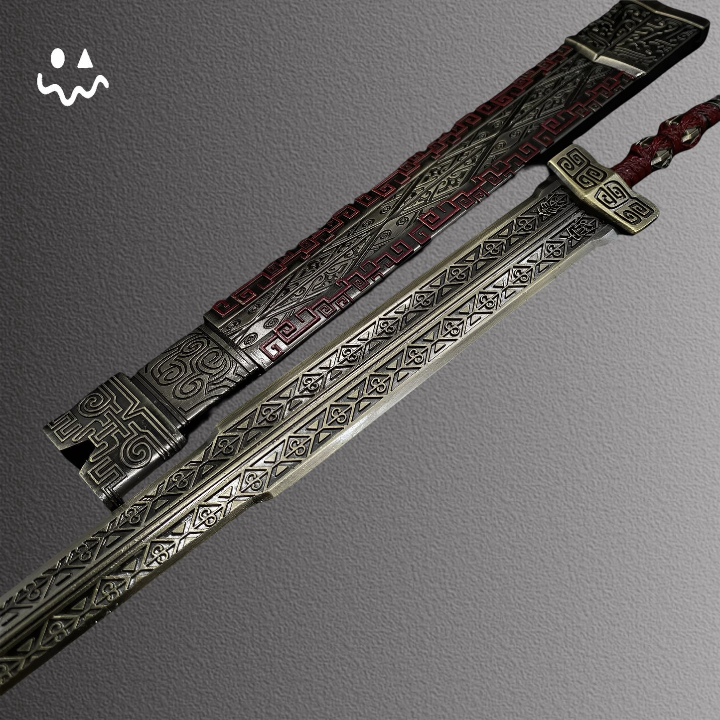 Naraka: Bladepoint Game Peripherals Ding Qin Sword Metal Craft Weapon