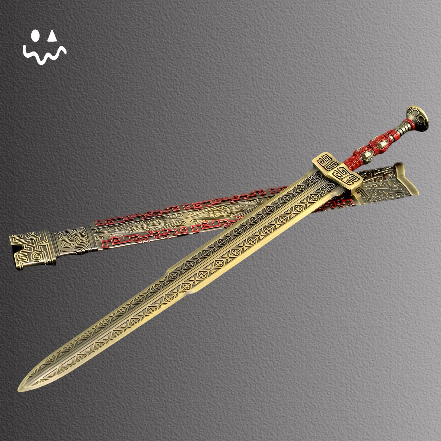 Naraka: Bladepoint Game Peripherals Ding Qin Sword Metal Craft Weapon