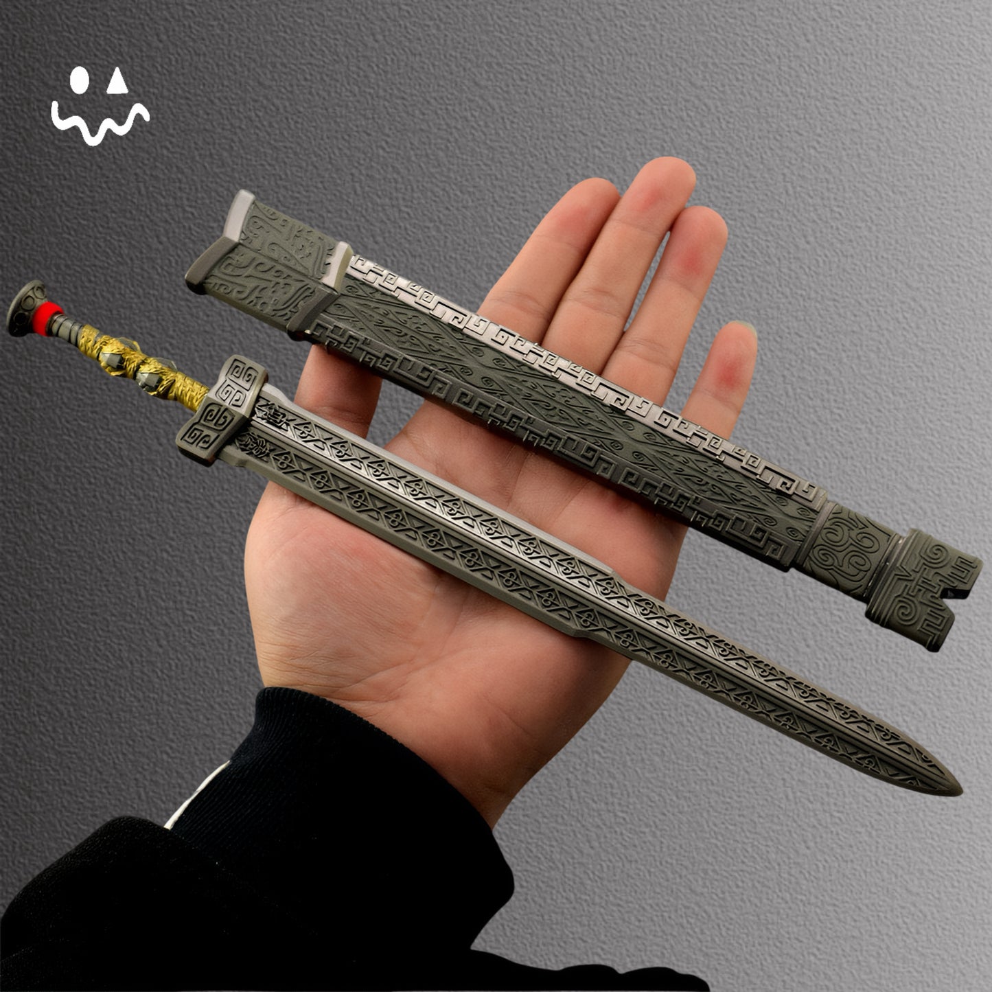 Naraka: Bladepoint Game Peripherals Ding Qin Sword Metal Craft Weapon