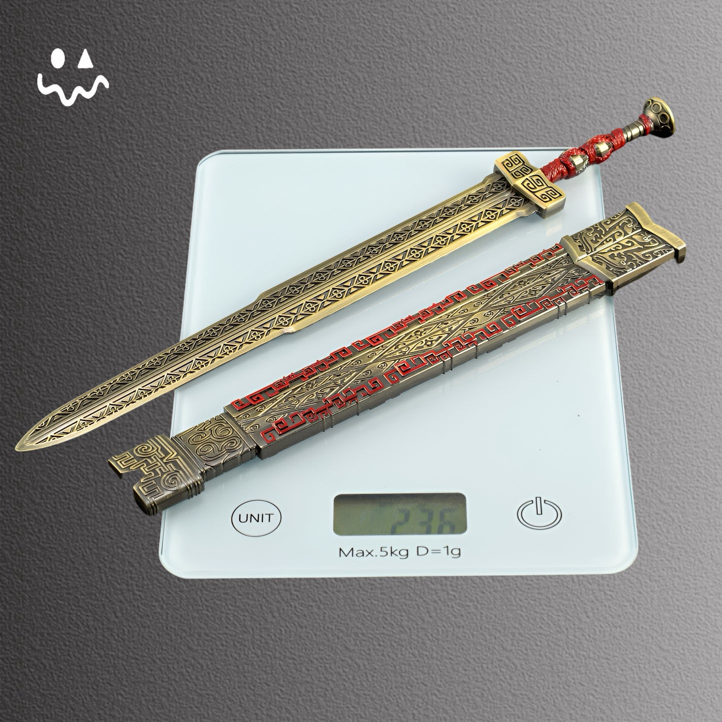 Naraka: Bladepoint Game Peripherals Ding Qin Sword Metal Craft Weapon