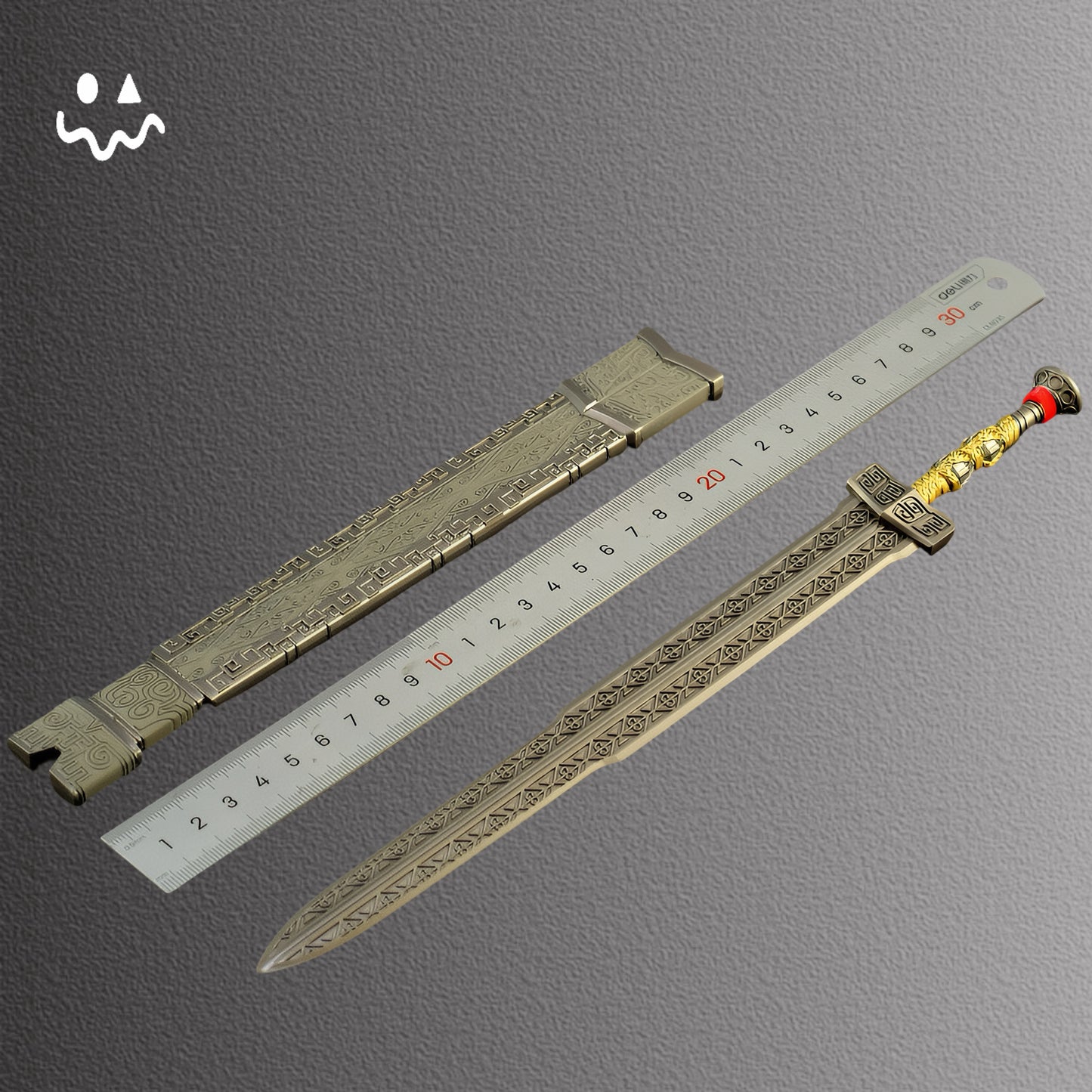 Naraka: Bladepoint Game Peripherals Ding Qin Sword Metal Craft Weapon