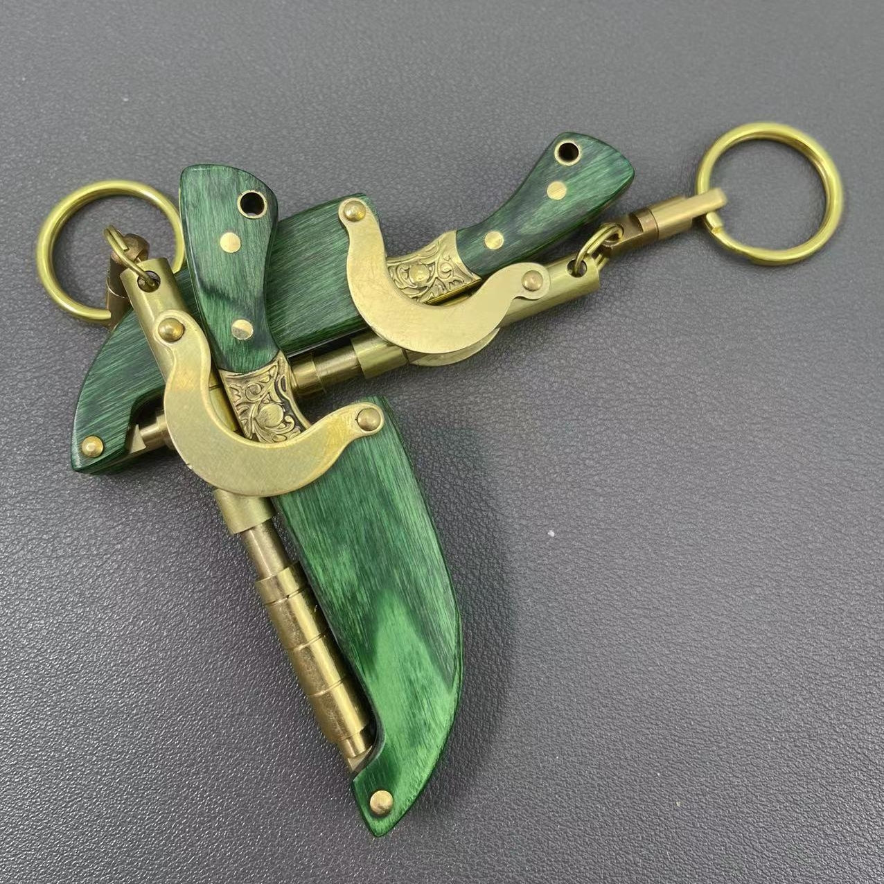 Handmade key chain exquisite knife