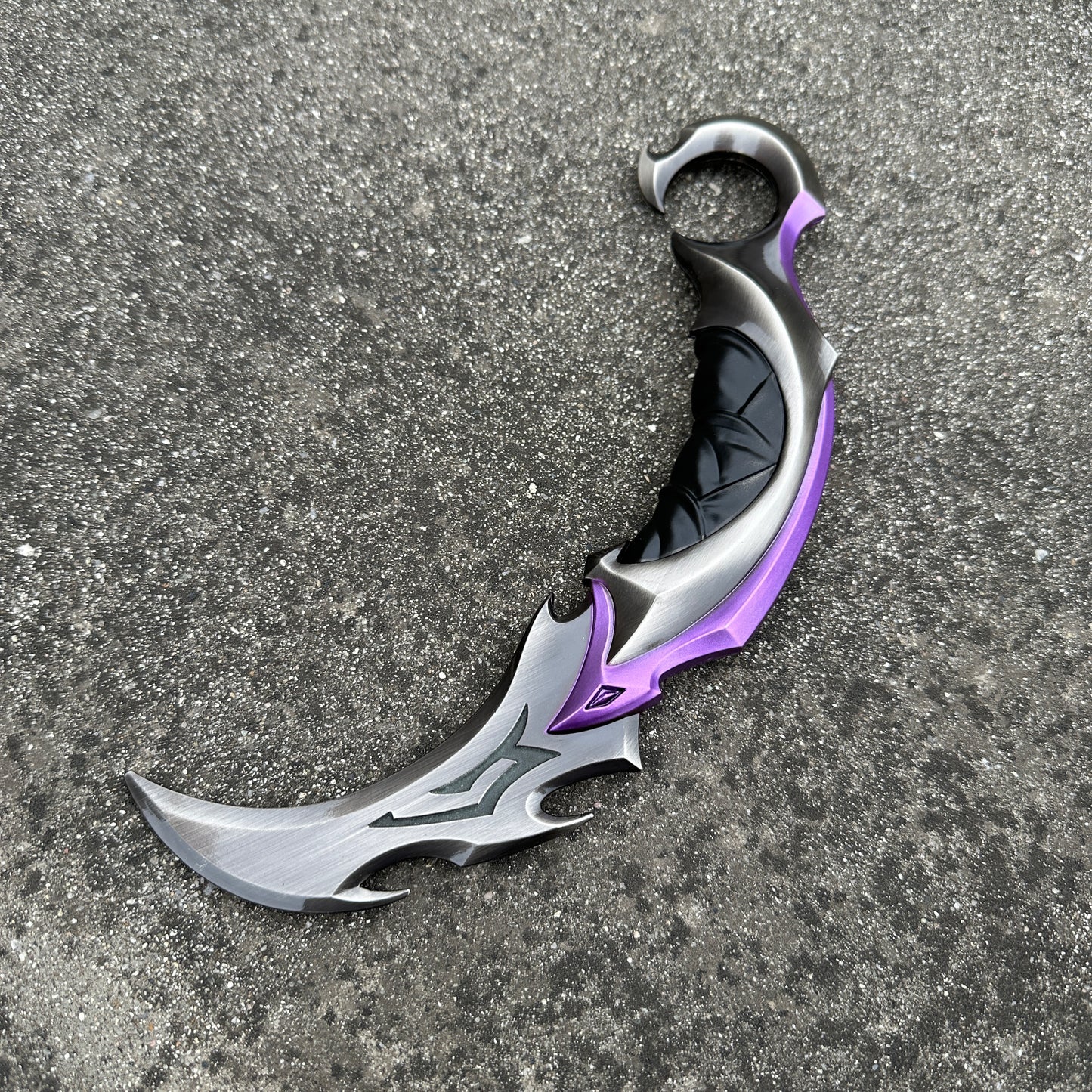 Reaver Karambit Metal Blunt Blade Trainer Cosplay Prop Game Replica