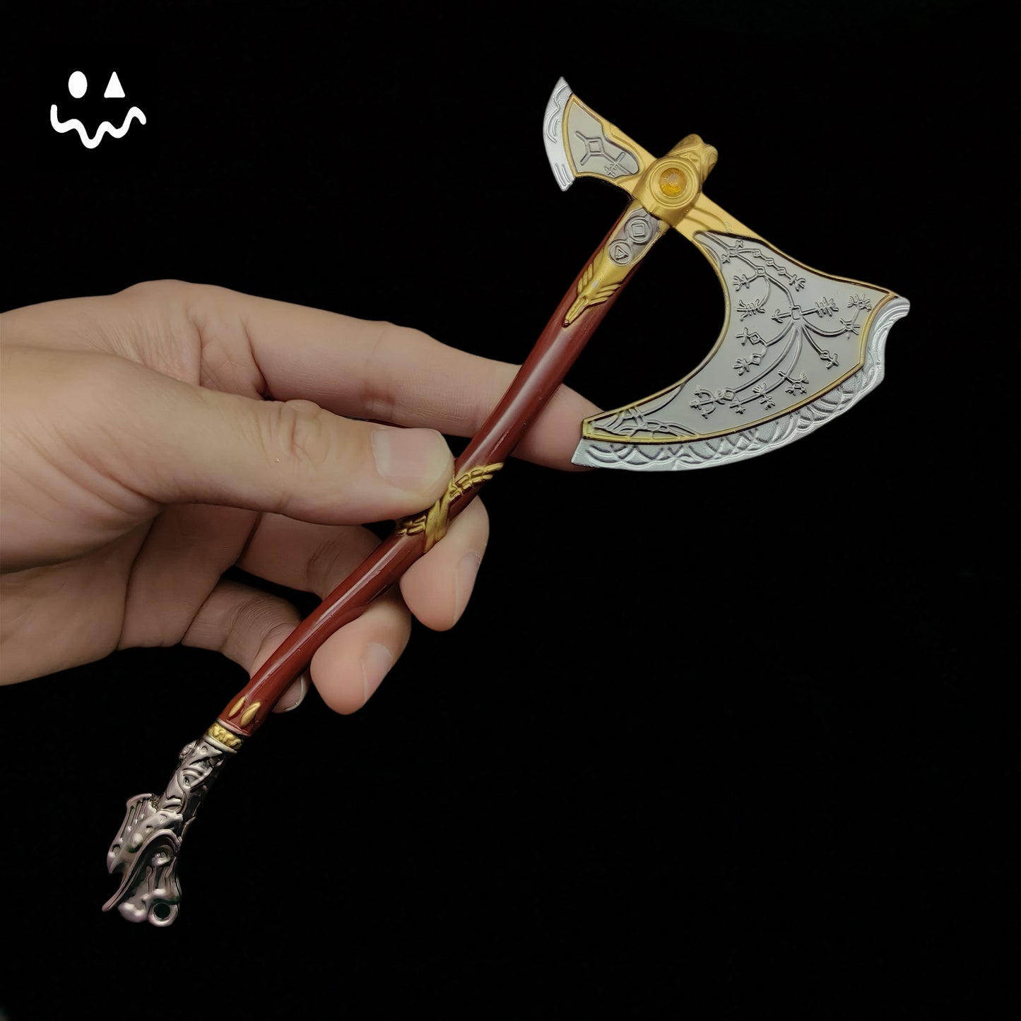 Metal GOW Kratos Classical Weapon Miniatures Replica