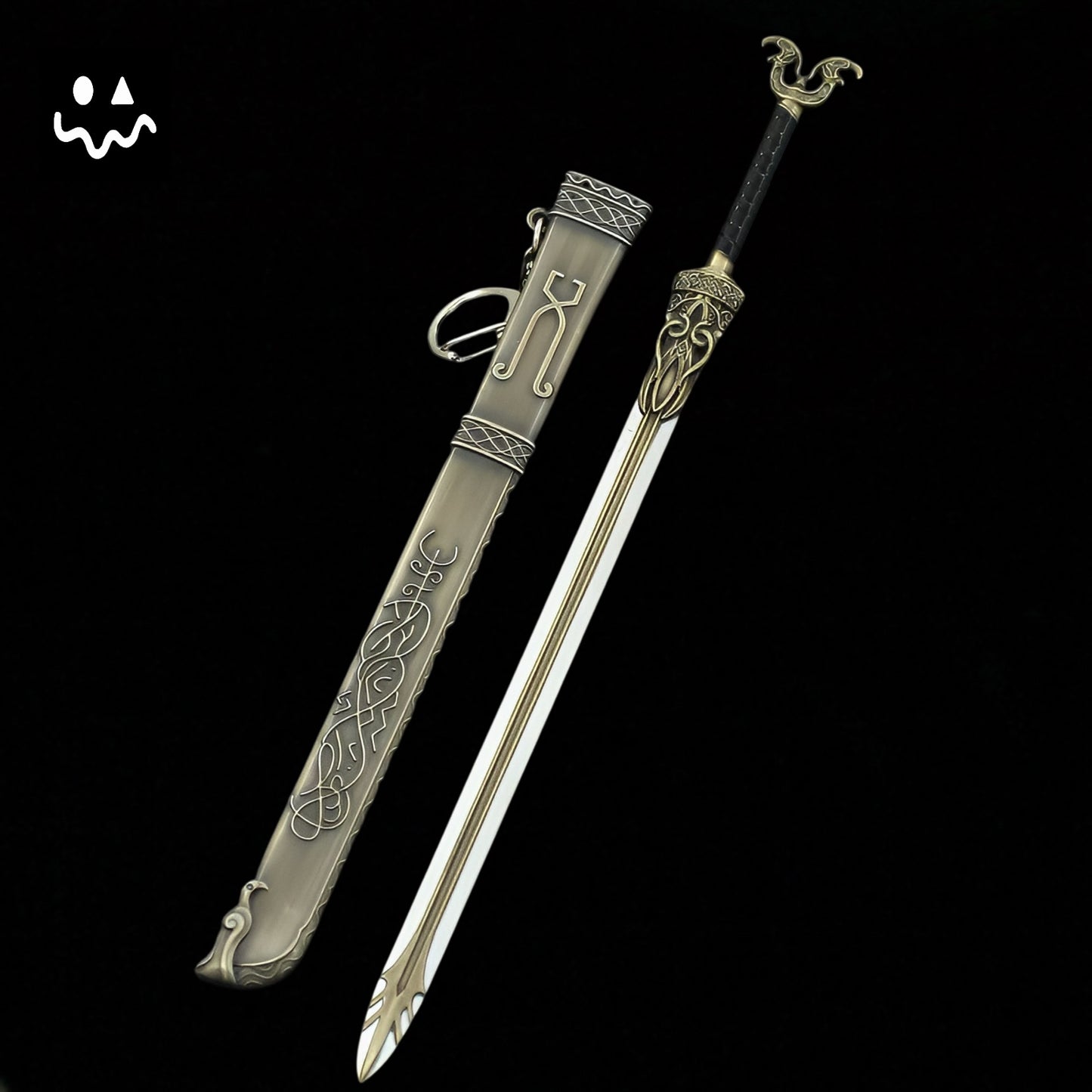 Metal GOW Kratos Classical Weapon Miniatures Replica