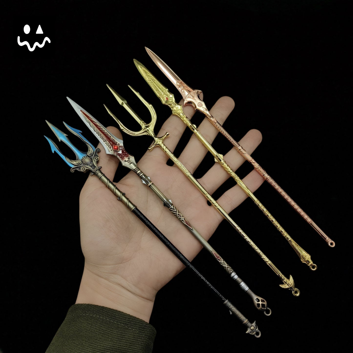 Metal GOW Kratos Classical Weapon Miniatures Replica