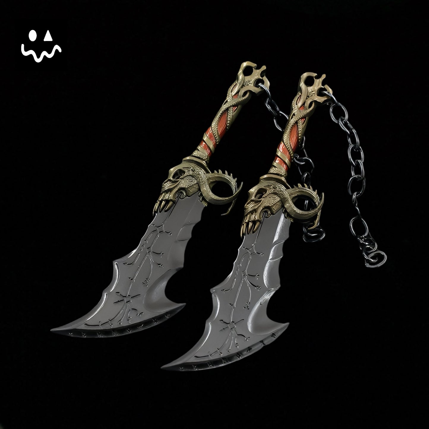 Metal GOW Kratos Classical Weapon Miniatures Replica