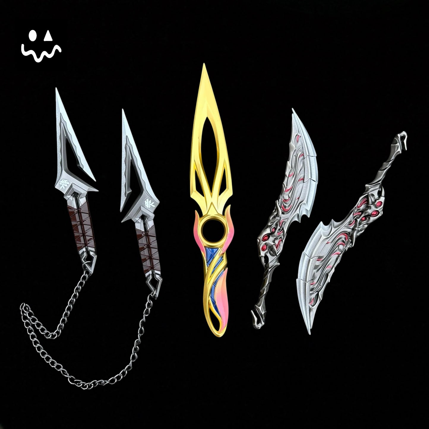 Mystbloom Kunai Kuronami no Yaiba Blades Of Primordia Mini Metal Replica