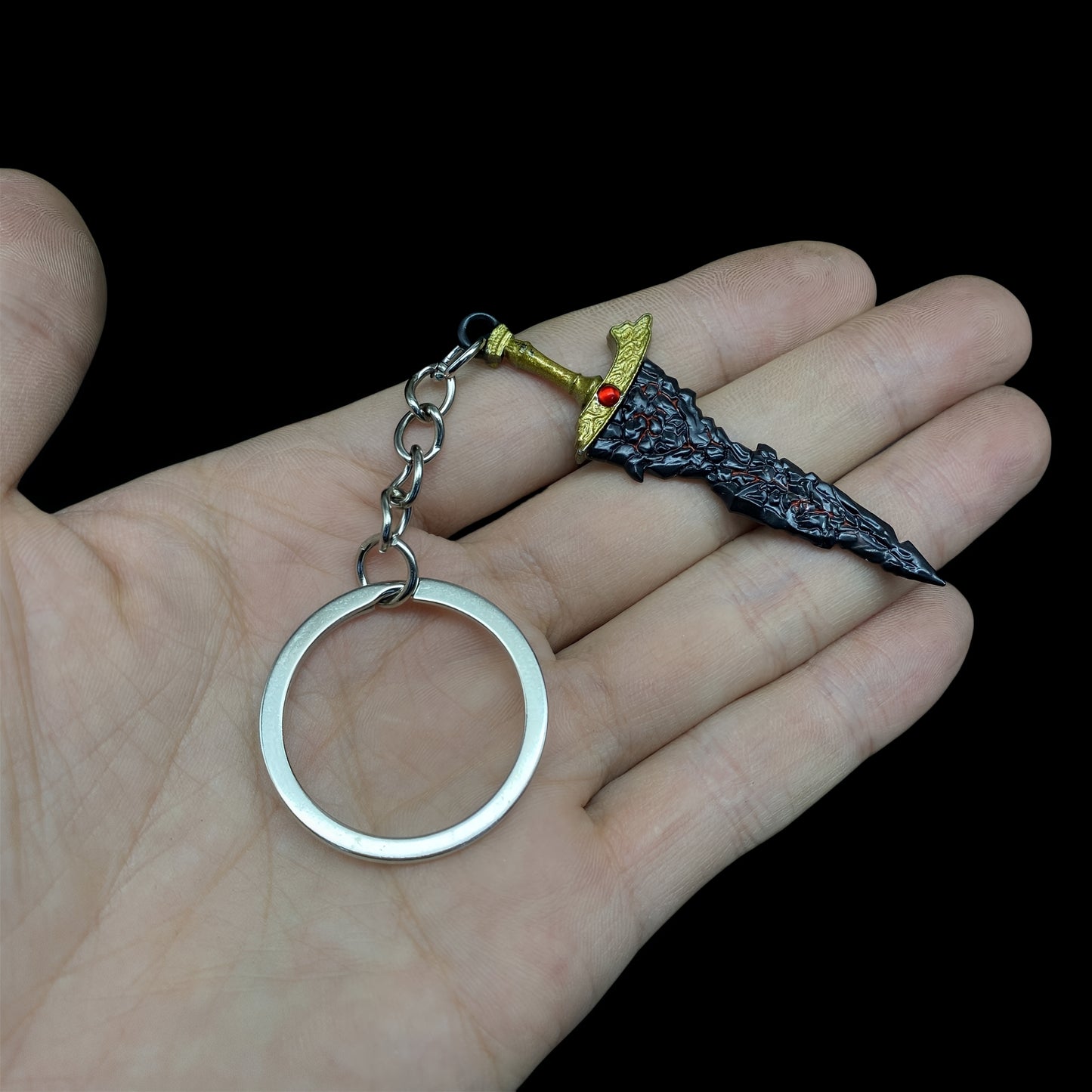 ER Game Sword Keychain 4 In 1 Pack Backpack Decor