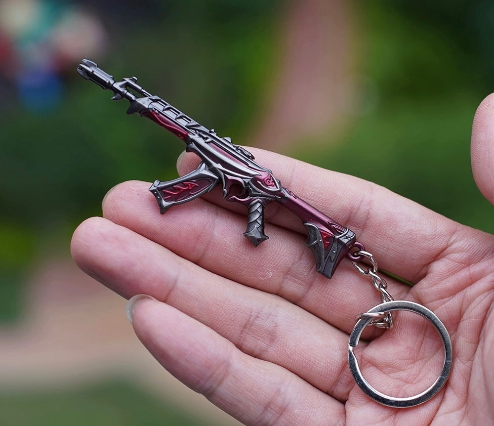 Metal Hot Game Weapons Mini Keychain Pendant