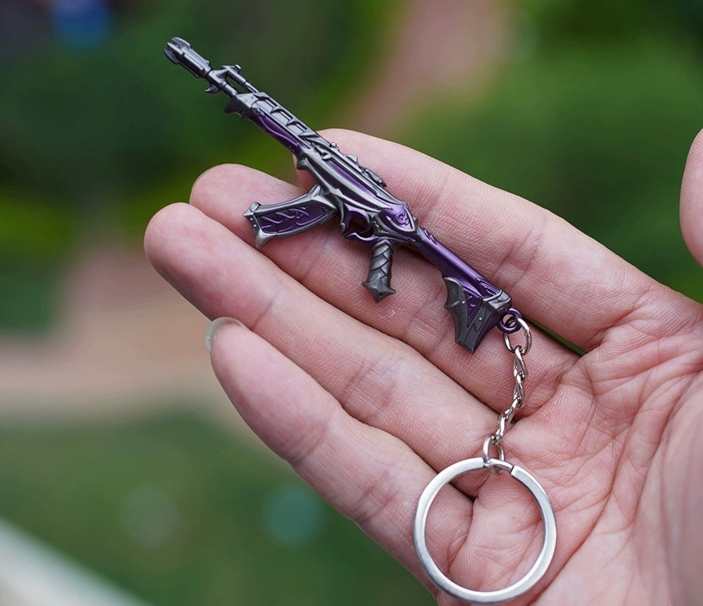 Metal Hot Game Weapons Mini Keychain Pendant