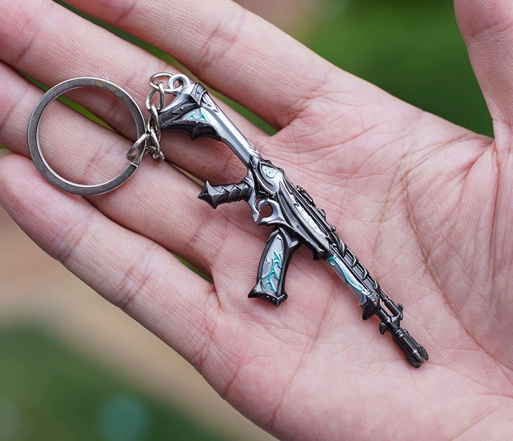 Metal Hot Game Weapons Mini Keychain Pendant