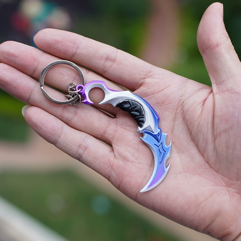 Metal Hot Game Weapons Mini Keychain Pendant