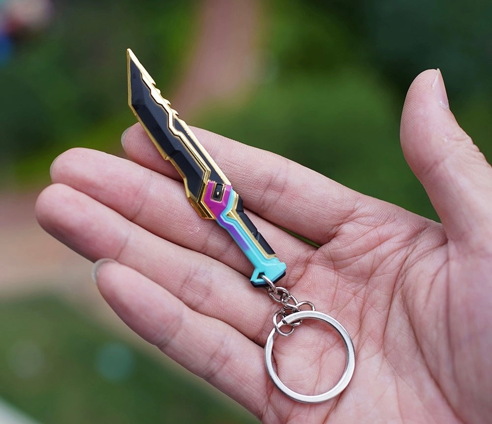 Metal Hot Game Weapons Mini Keychain Pendant