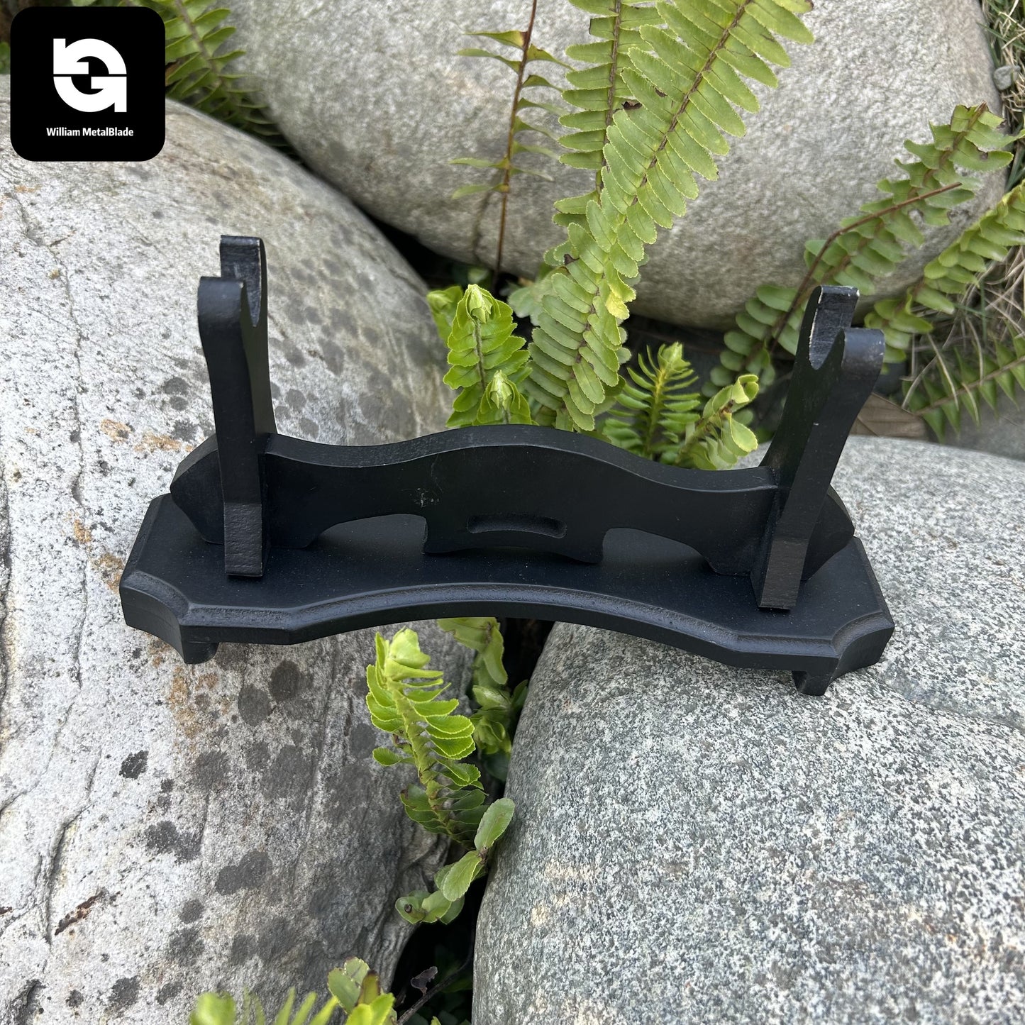 Wooden Stand Wood Miniature Weapons Display Holder