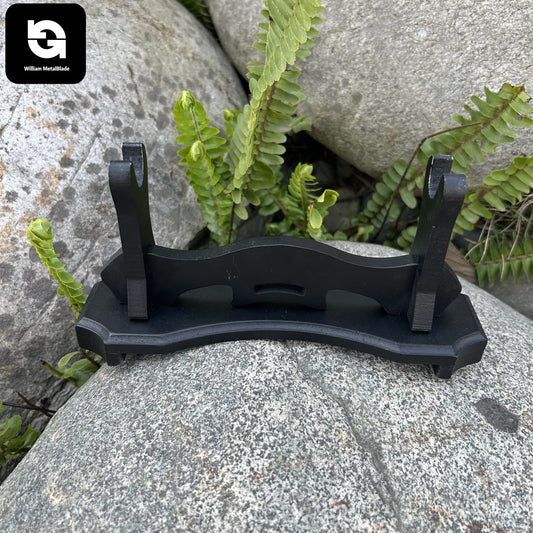 Wooden Stand Wood Miniature Weapons Display Holder