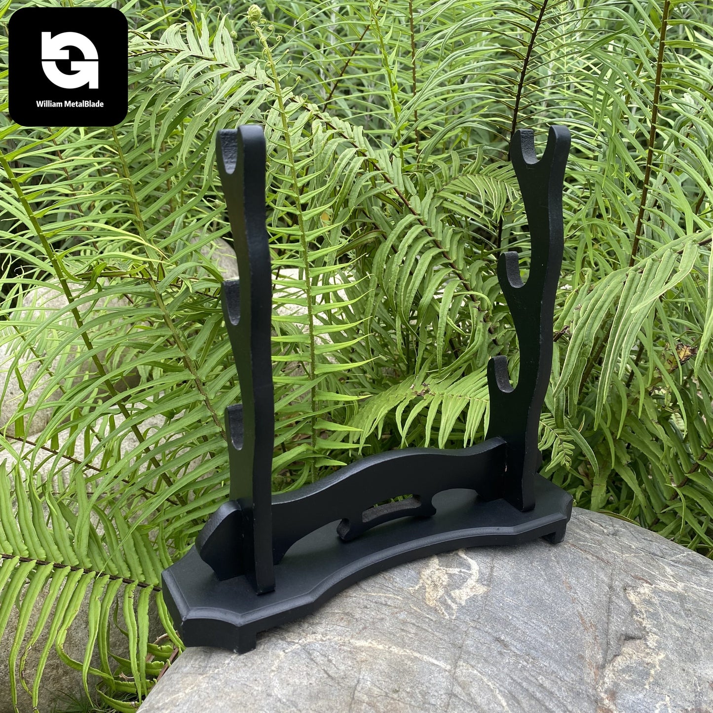 3 Layers Wooden Stand Game Knife Collectible Display Stand