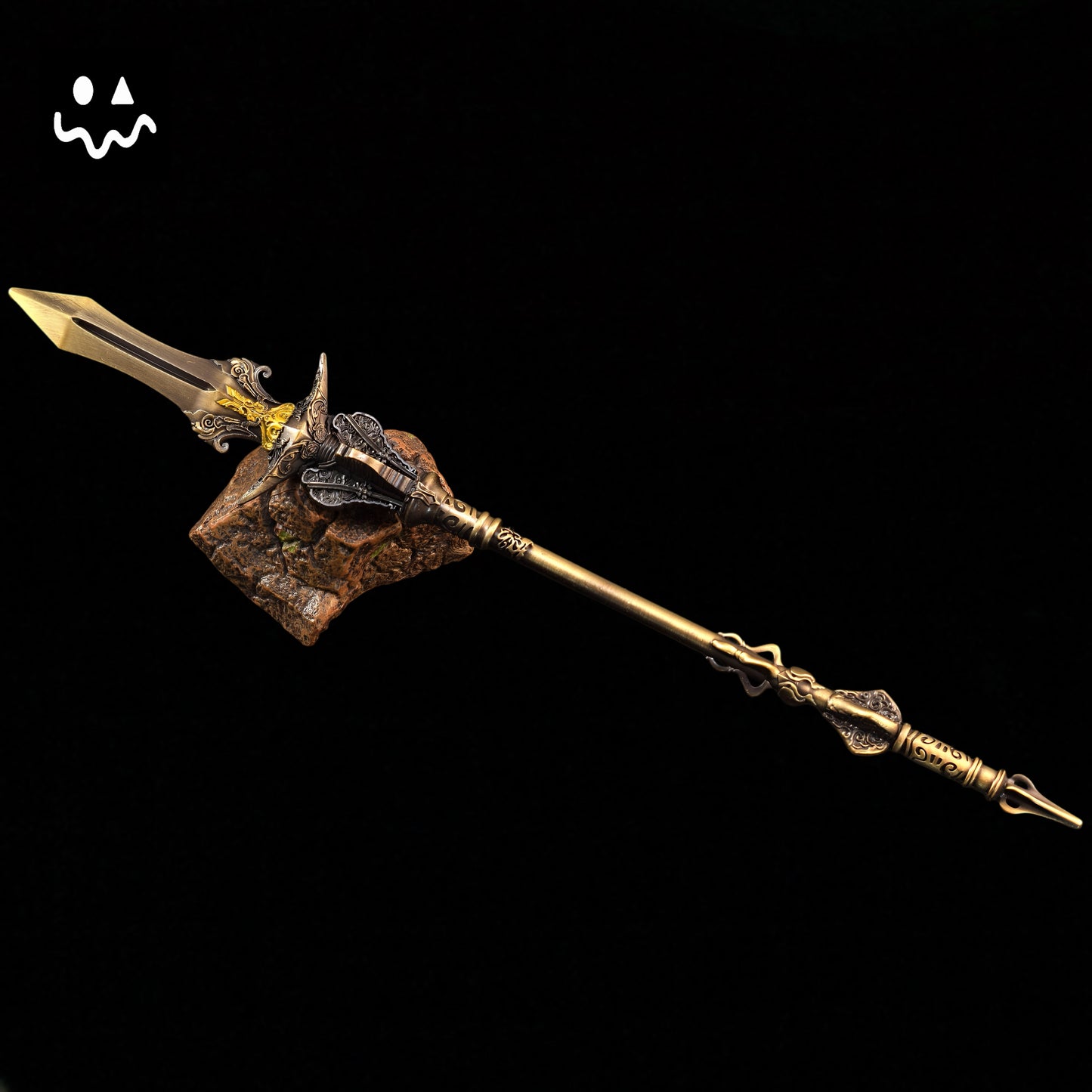 Black Myth:wukong Yangjian Trident Spear 25CM/9.8'' Metal Replica