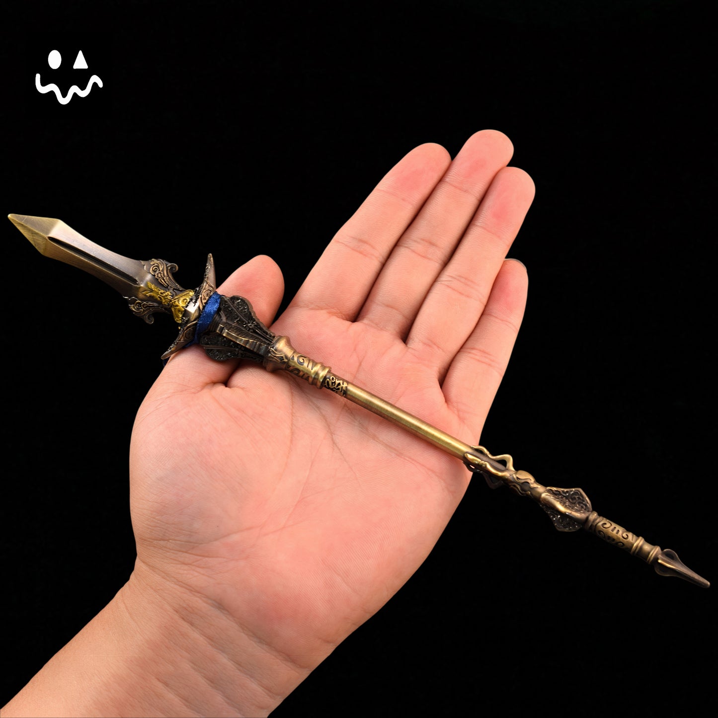 Black Myth:wukong Yangjian Trident Spear 25CM/9.8'' Metal Replica