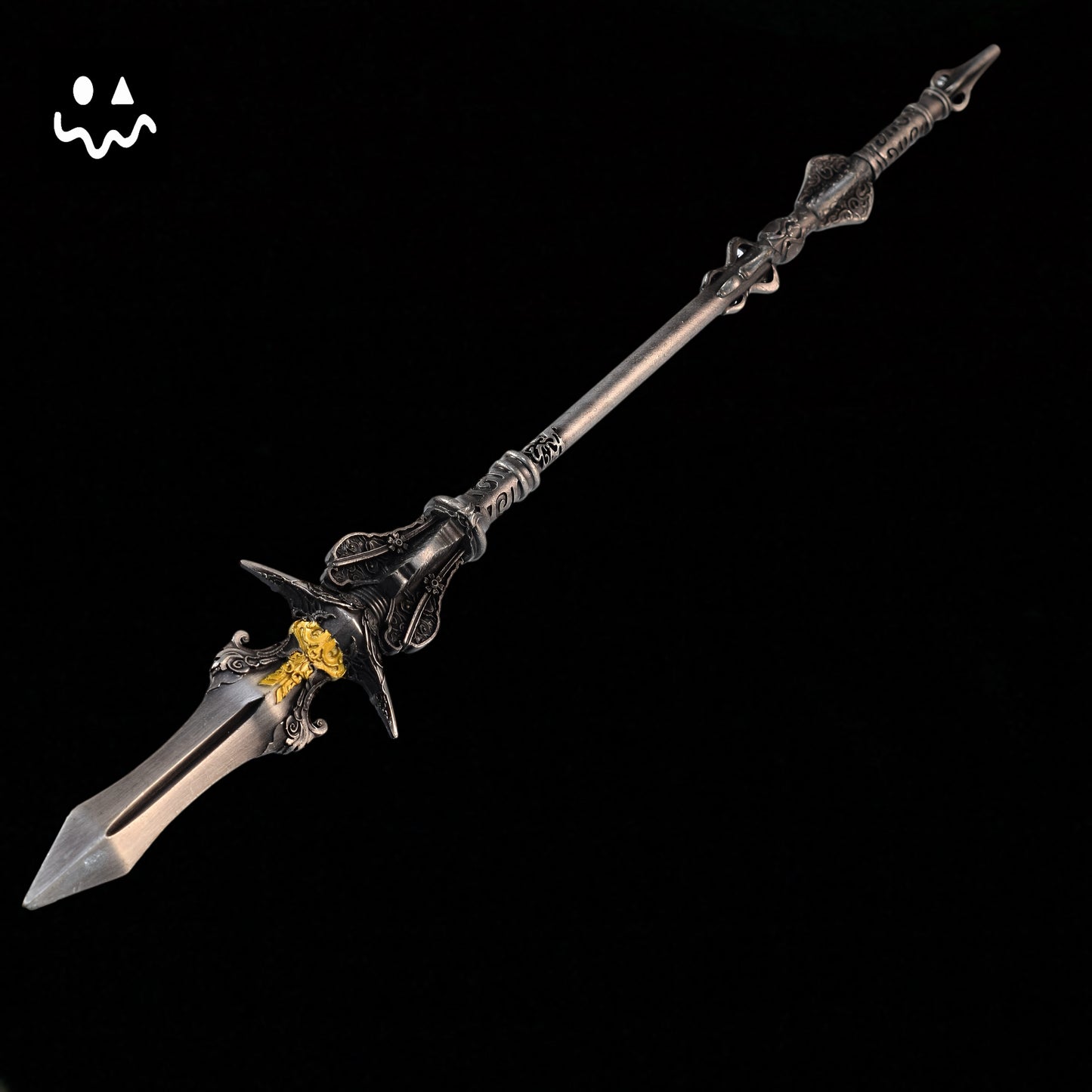 Black Myth:wukong Yangjian Trident Spear 25CM/9.8'' Metal Replica